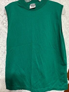 Simply Basic Emerald Green Sleeveless Tank Top